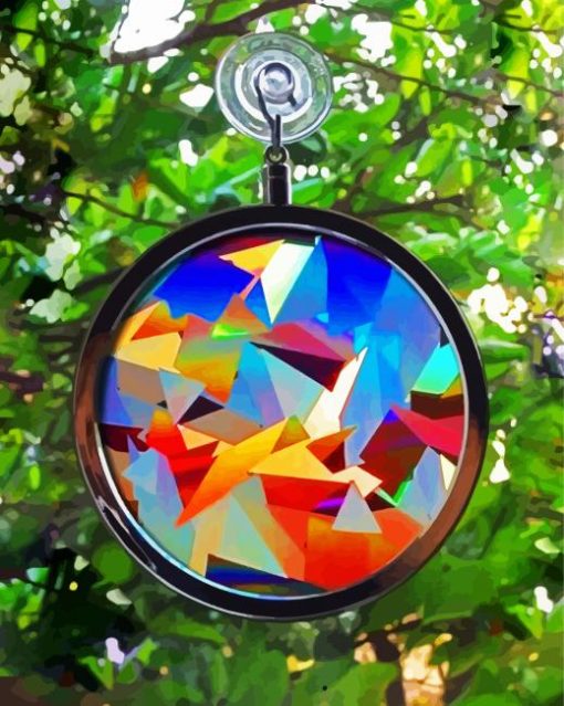 Rainbow Suncatcher paint by number