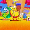 Rockos Modern Life Characters paint by number