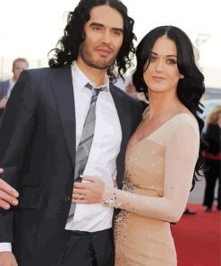 Russell Brand And Katy Perry paint by number