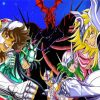 Saint Seiya Anime paint by number