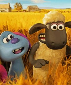 Shaun The Sheep Characters paint by number