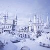 Snowy Palace paint by number