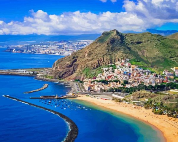 Tenerife paint by number