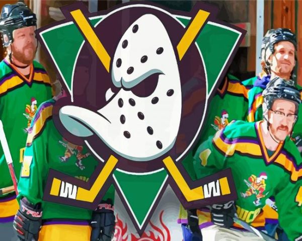 The Mighty Ducks Movie paint by number