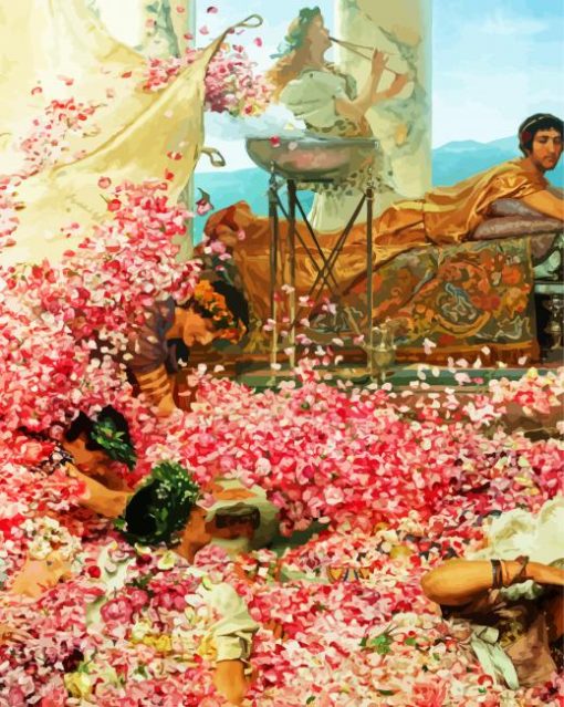 The Roses Of Heliogabalus Alma Tadema paint by number