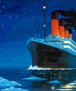 Titanic Ocean Liner Ship paint by number