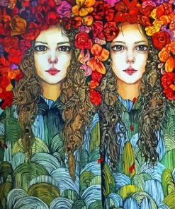 Twin Sisters paint by number