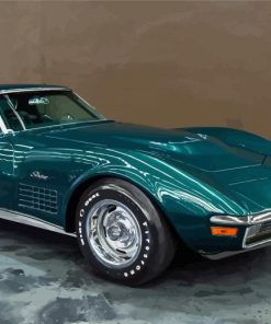 Vintage Chevrolet Corvette Stingray Car paint by number