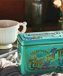 Vintage English Tea paint by number