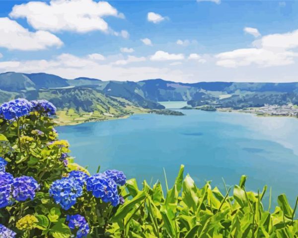 Azores paint by number