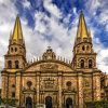 Guadalajara Cathedral paint by number