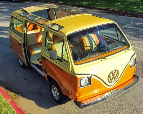 Aesthetic Vanagon Car paint by number
