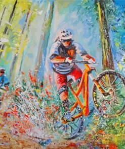 Mountain Bike paint by number