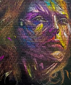 Woman Graffiti Art paint by number