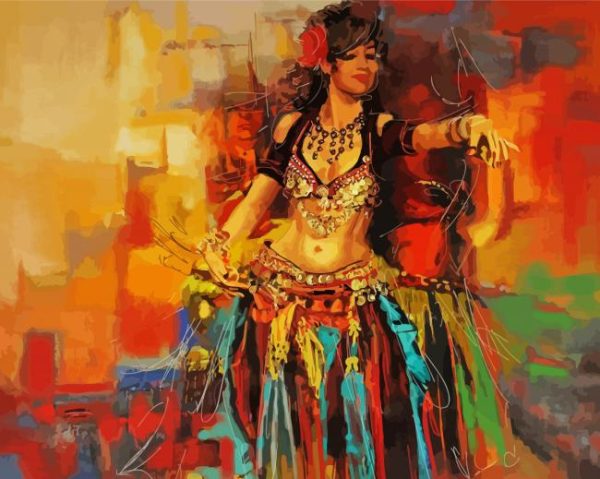 Belly Dancer paint by number