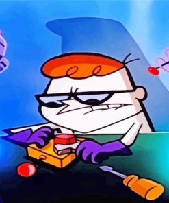 Dexters Laboratory Cartoon paint by number