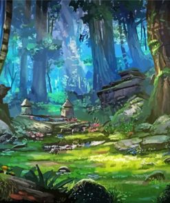 Fantasy Forest paint by number