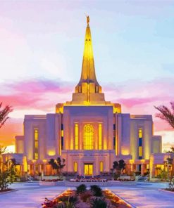 Gilbert Arizona Temple paint by number