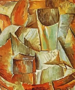 Glass On A Table By Georges Braque paint by number