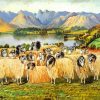 Herdwick Sheep Art paint by number