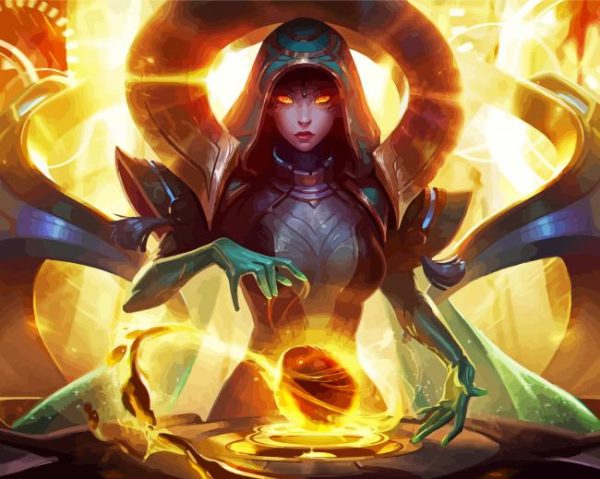 Sona League Of Legends Character paint by number