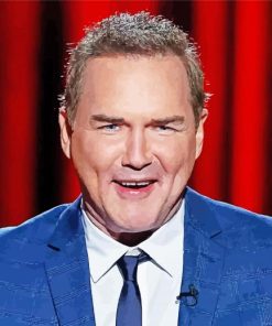 The Comedian Norm Macdonald paint by number