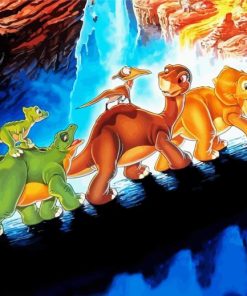 The Land Before Time paint by number