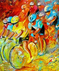 Tour De France paint by number