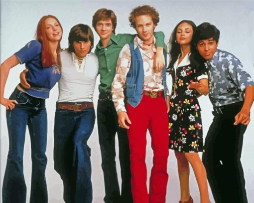 Vintage That 70s Show paint by number