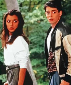 Vintage Ferris Bueller paint by number