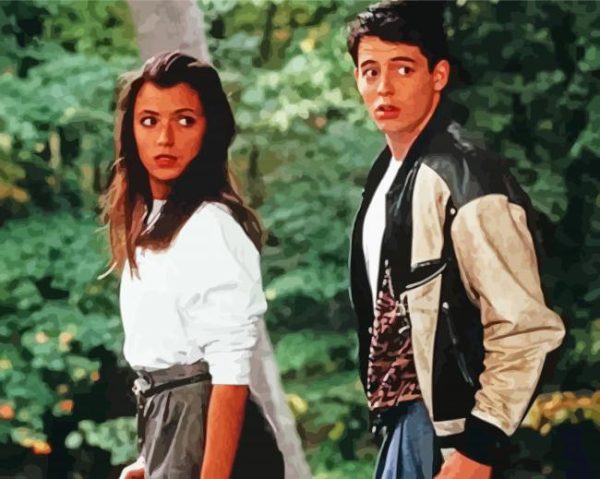 Vintage Ferris Bueller paint by number