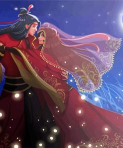 Wei Ying And Lan Wangji paint by number