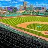 Wrigley Field Stadium paint by number