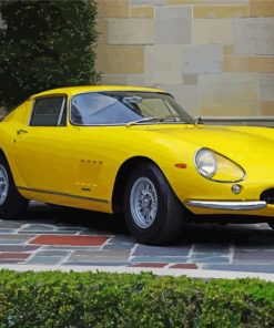 Yellow 66 Ferrari Car paint by number