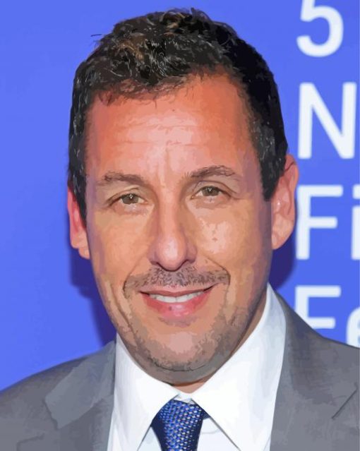 Adam Sandler paint by number