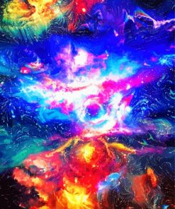 Aesthetic Galaxy Art paint by number