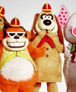 The Banana Splits paint by number