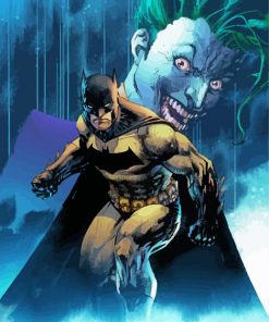 Batman And Joker Characters paint by number