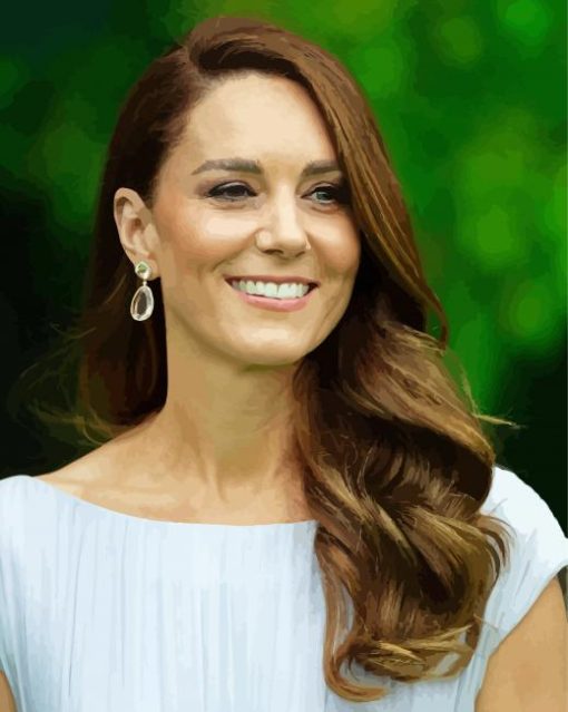 Kate Middleton paint by number