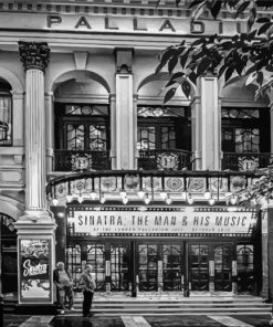 Black And White London Palladium paint by number