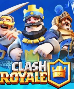 Clash Royale paint by number