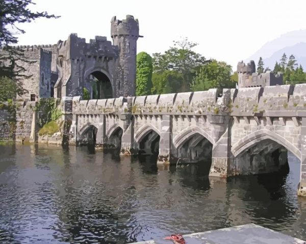 Cong Ireland Bridge paint by number