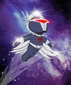 Darkhawk Comic Art paint by number