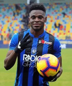 Duvan Zapata Footballer paint by number