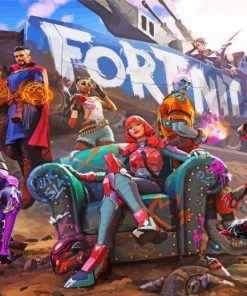 Fortnite Loading Screen paint by number