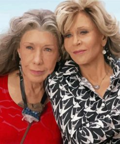 Grace And Frankie Serie Characters paint by number