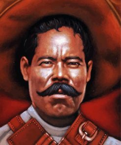 Pancho Villa Art paint by number