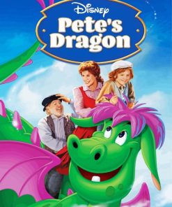 Petes Dragon Poster paint by number