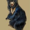 Sloth Bear Art paint by number