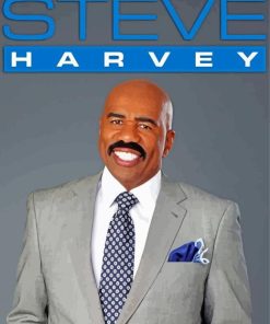 Steve Harvey Talk Show paint by number